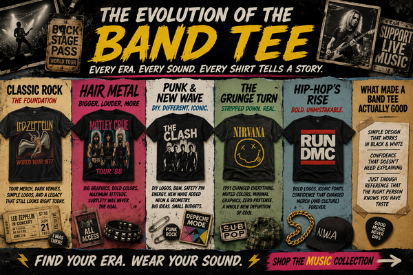 Band Tee Evolution